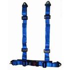 Nylon bleu durable emballant des ceintures de sécurité avec le rétracteur, ceinture de sécurité de quatre points