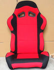 Sport noir et rouge emballant les pièces universelles de voitures de sièges pliables avec des ceintures de sécurité