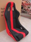 Seau universel de JBR emballant des sièges rouges et des sièges de seau noirs confortables